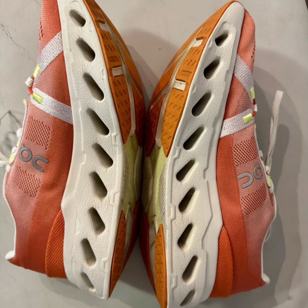 On CloudEclipse Flame Ivory Women’s Running shoes Size 8 - Picture 8 of 11